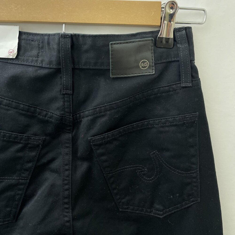 AG Adriano Goldschmied Kora High-Rise Wide Leg Black Denim Jeans Women 24 NWT - Picture 8 of 16